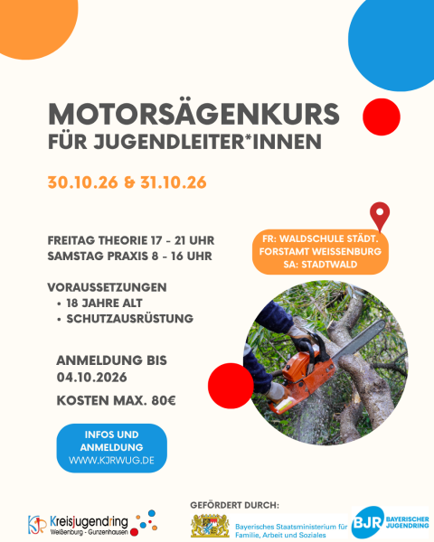 Flyer Erste-Hilfe Kurs und Beatmung an Puppe im Hintergrund